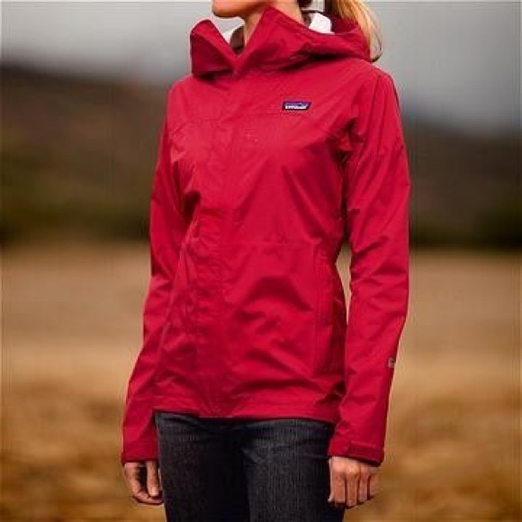 red shell jacket